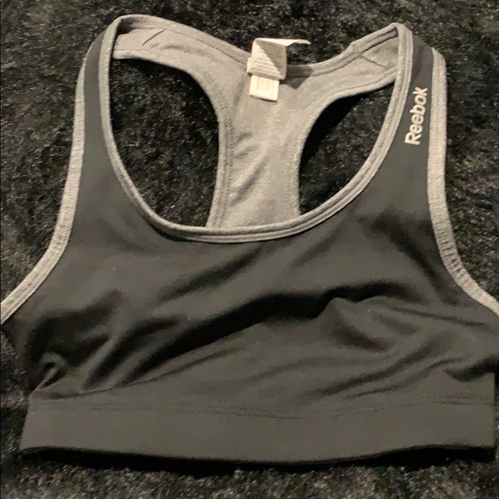 Reebok extra small sports bra black